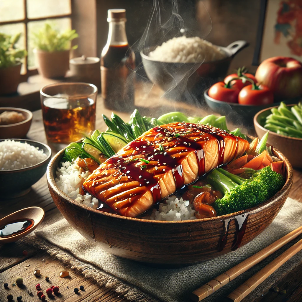 Terriyaki Salmon Bowl