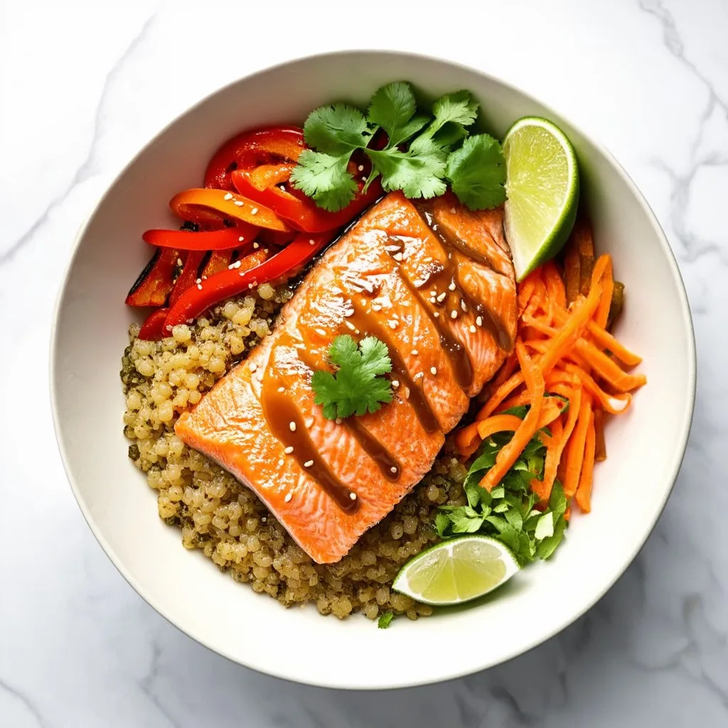 Terriyaki Salmon bowl