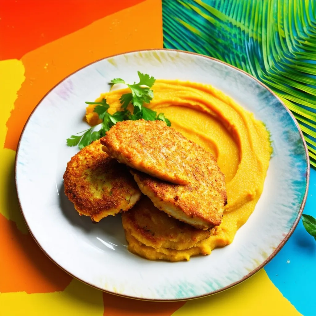 Caribbean Jerk Cod Cakes with Sweet Potato Recipe