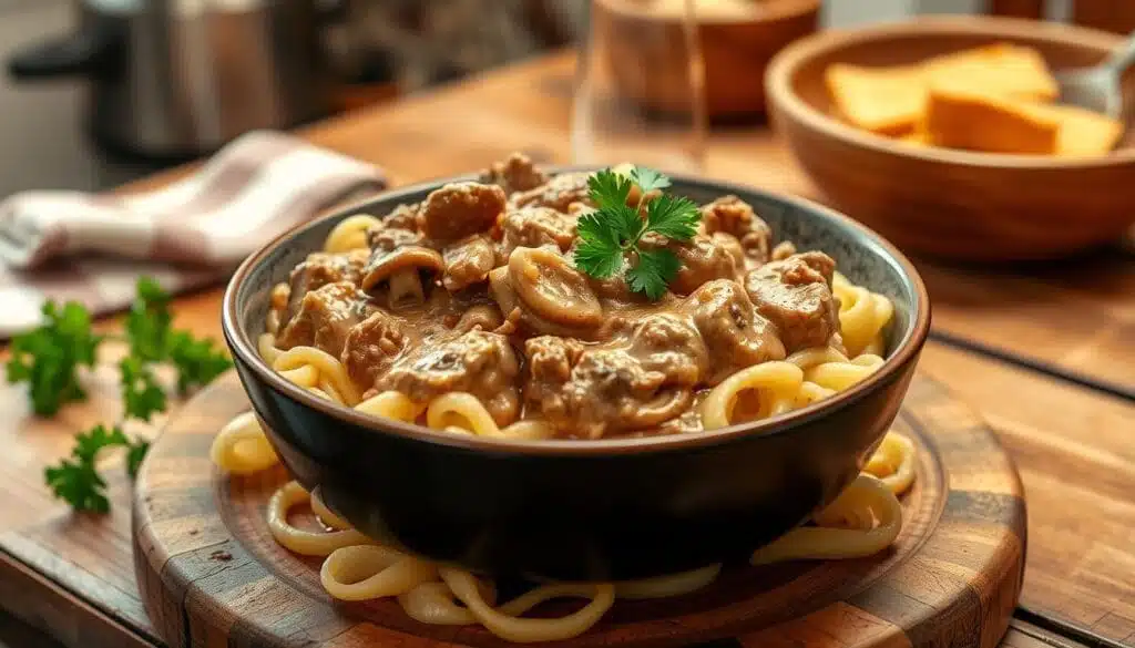 Easy Beef Stroganoff Recipe