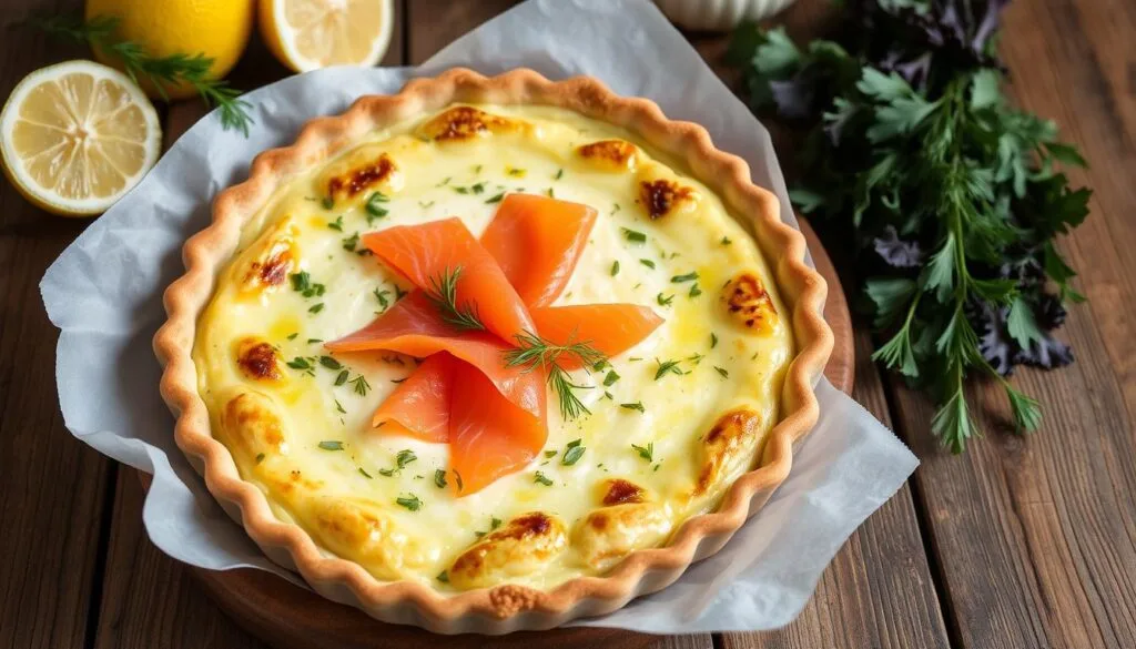 Smoked Salmon Quiche