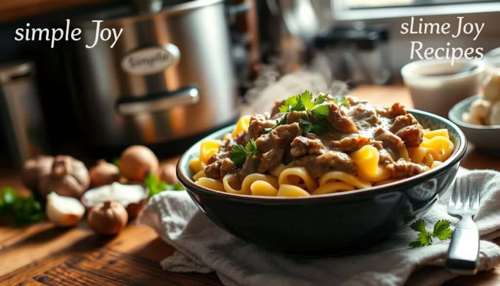 easy beef stroganoff recipe