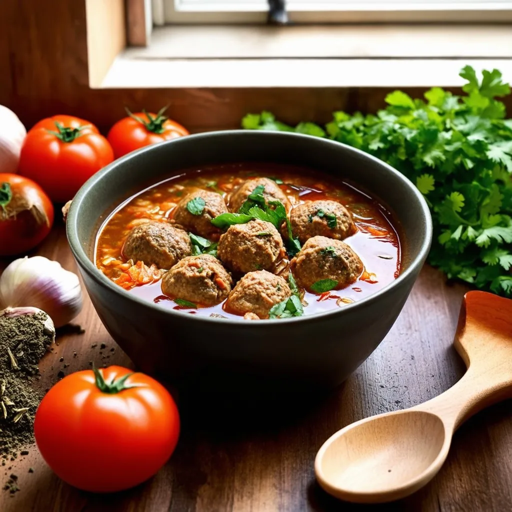 Meatball soup