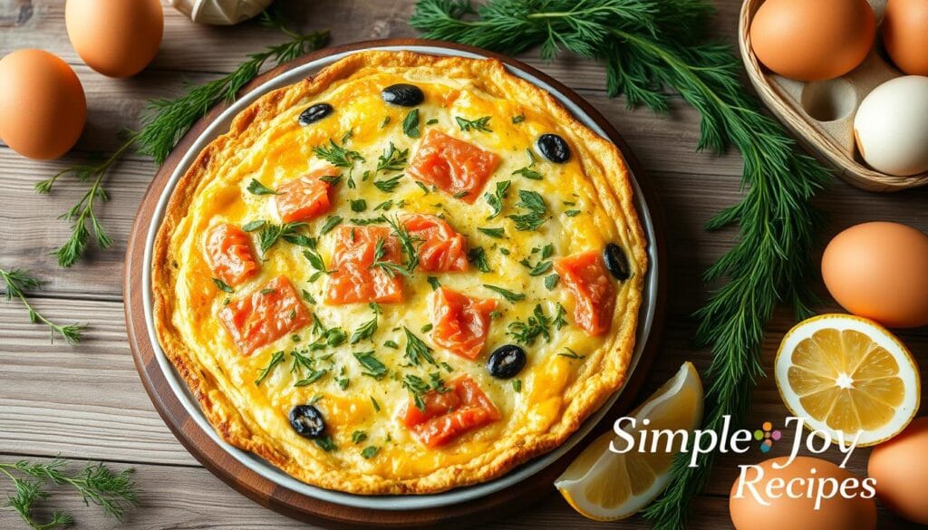 smoked salmon frittata