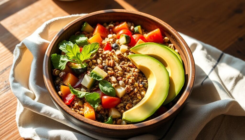 vegetarian quinoa bowl