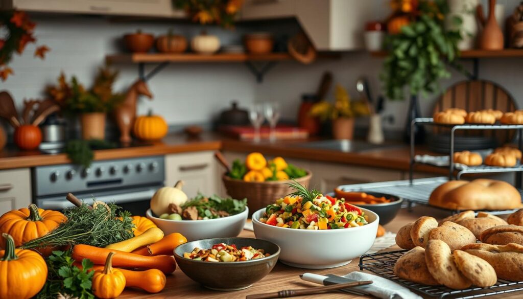 Thanksgiving Feast Preparation