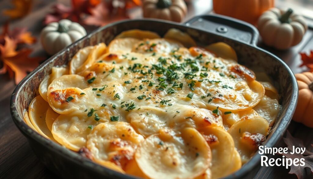 gratinéed potatoes