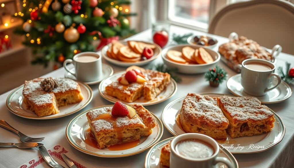 Christmas breakfast dishes