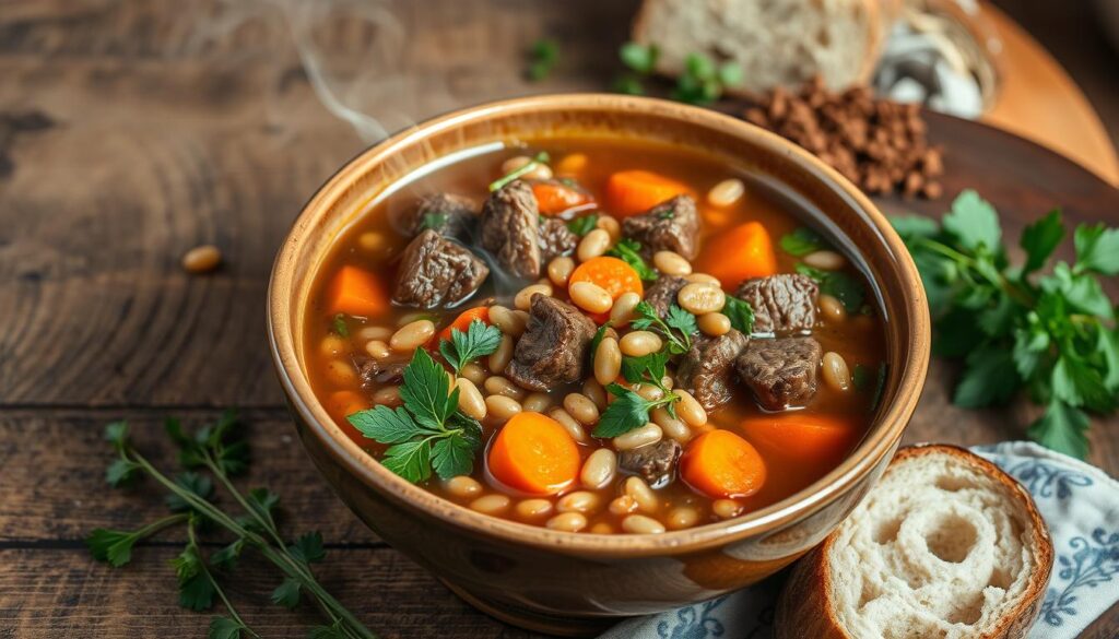 Hearty Beef & Barley Soup