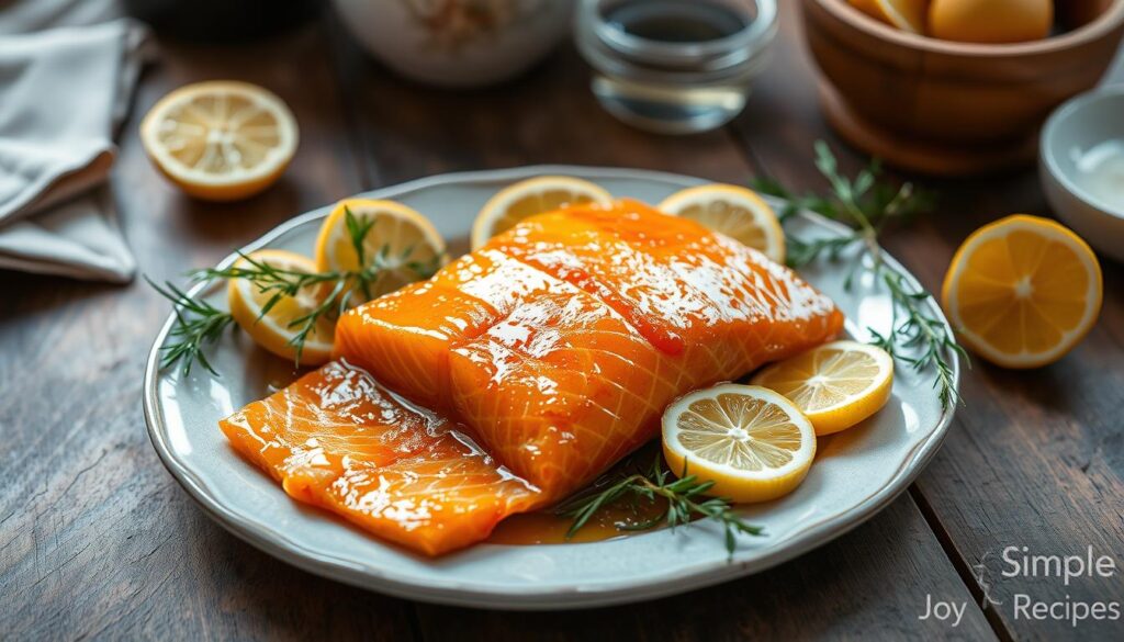 Honey smoked salmon