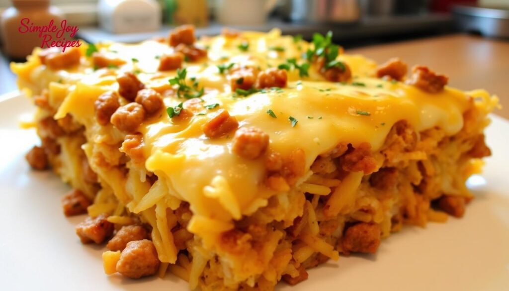 Sausage Hashbrown Breakfast Casserole