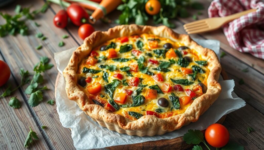 Tortilla Quiche Bake