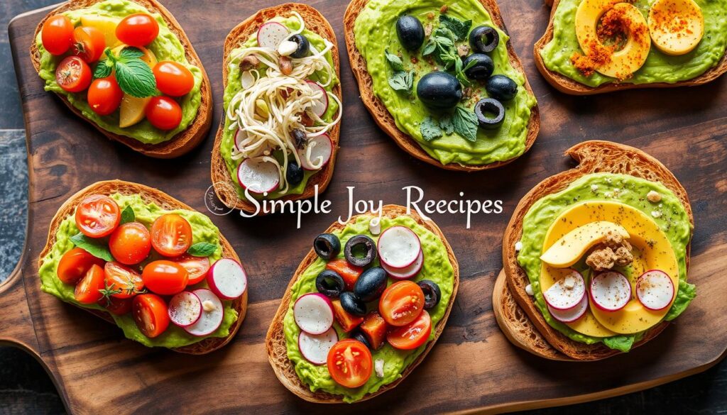 avocado toast variations