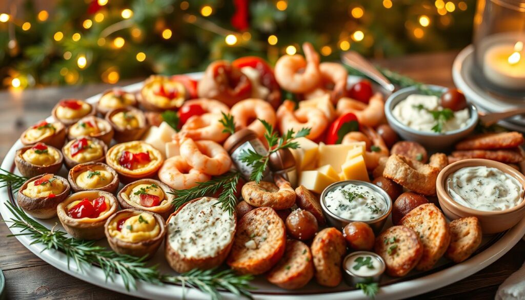 classic holiday finger foods