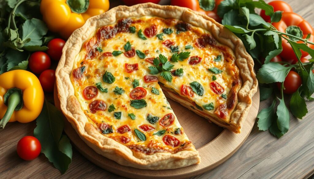 tortilla quiche bake