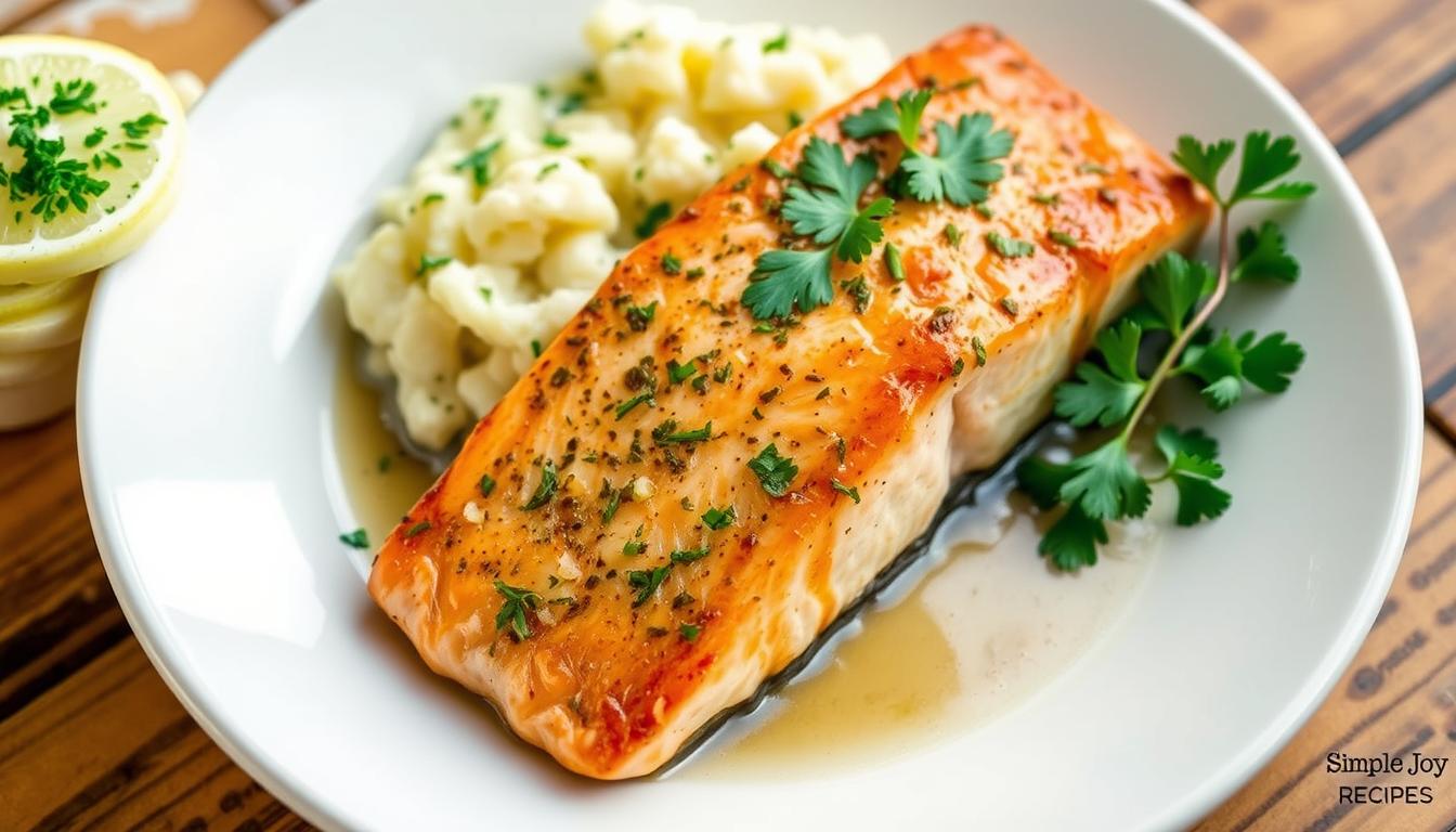 instant-pot-salmon-with-lemon-garlic-mashed-cauliflower